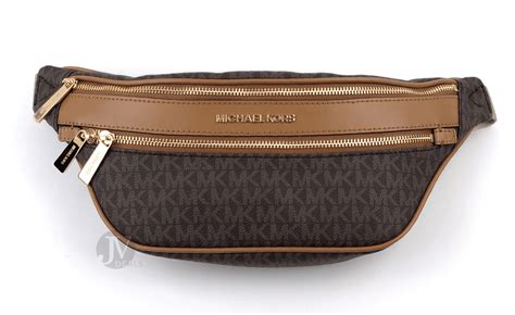 michael kors mk logo belt bag/fanny pack|michael kors nylon belt bag.